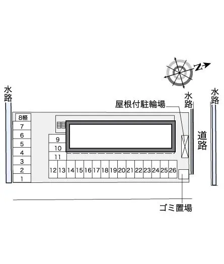 ★手数料０円★刈谷市東境町　月極駐車場（LP）